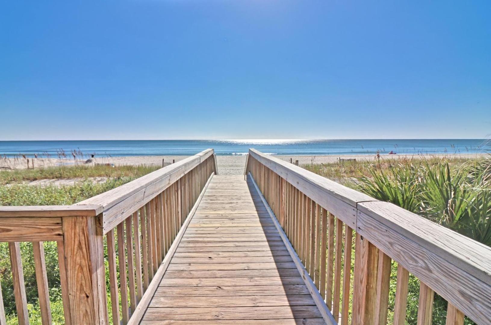 شاطئ ميرتل Beautiful Warm Ocean View Beach Condo With Pool المظهر الخارجي الصورة