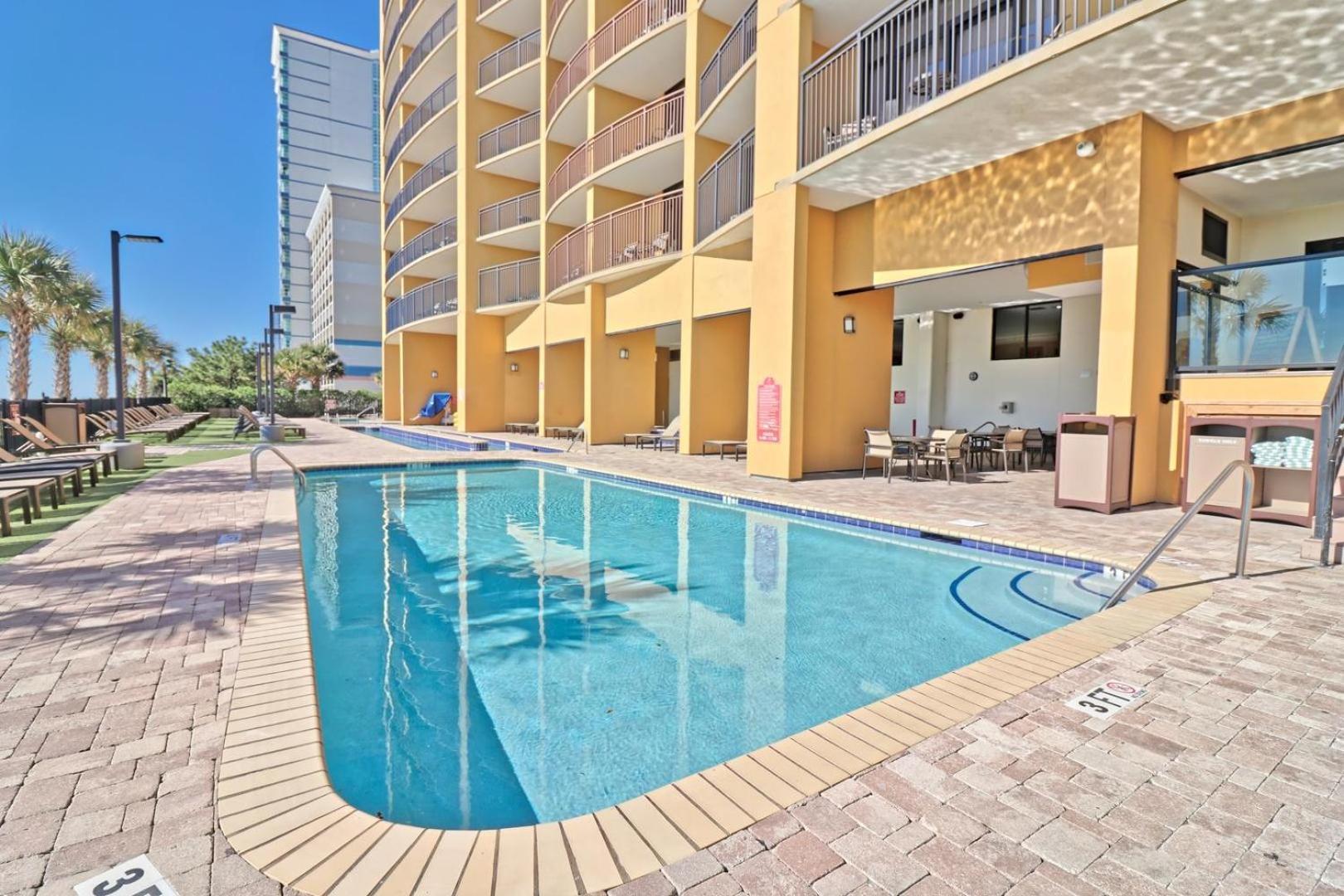 شاطئ ميرتل Beautiful Warm Ocean View Beach Condo With Pool المظهر الخارجي الصورة